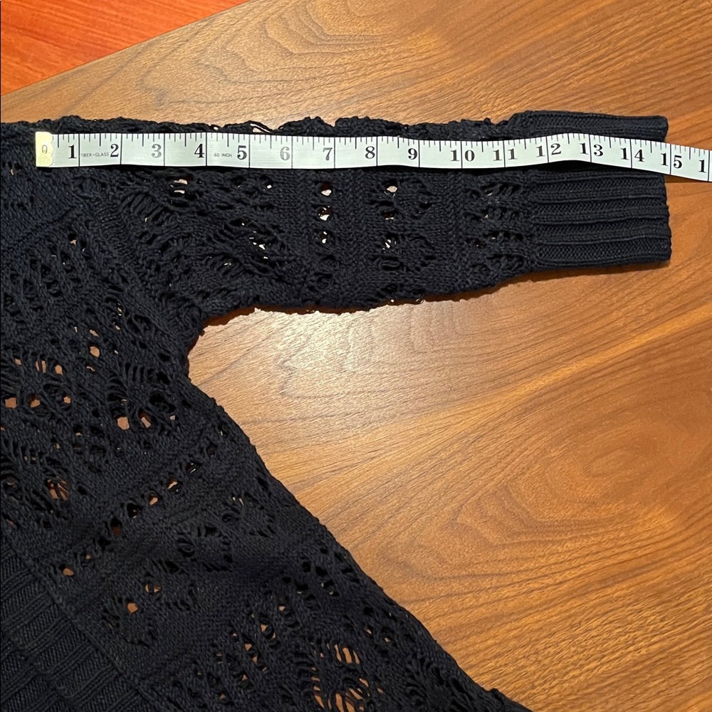 NWT Lucky Brand Crochet Cardigan XS - Picture 7 of 15